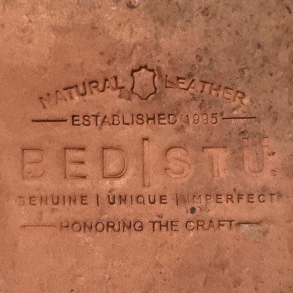 Bed Stu Gray Tan Leather Sandals Size 7 - Picture 6 of 7